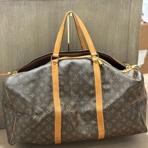 Louis Vuitton Brown Monogram 55 Travel Bag